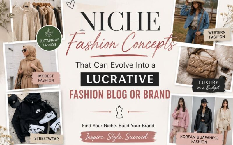 Niche Fashion Concepts That Can Evolve Into a Lucrative Fashion Blog or Brand