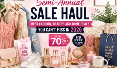Semi-Annual Sale Haul: Best Fashion, Beauty, and Home Deals You Can’t Miss in 2026