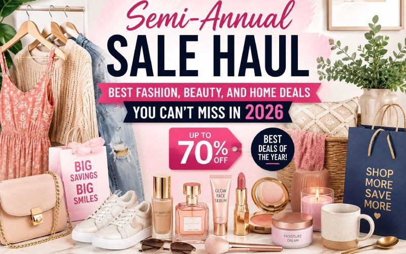 Semi-Annual Sale Haul: Best Fashion, Beauty, and Home Deals You Can’t Miss in 2026