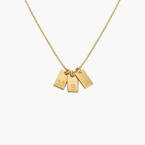 oak & luna Initial Pendant Necklace