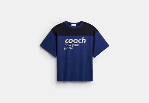 Colorblocked T-Shirt In Organic Cotton