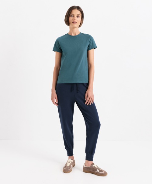 Organic Luxe Essential Crewneck Tee
