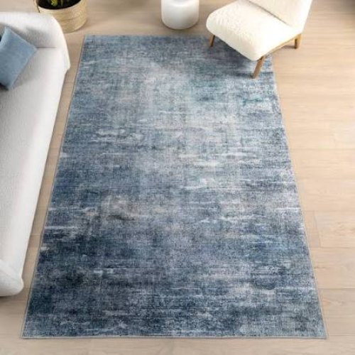 Peggy Abstract Spill Proof Washable Rug
