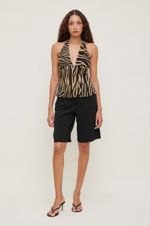 Vea Georgette Halter Top