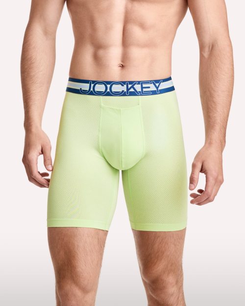 Jockey Sport Stability Pouch Microfiber 9" Long Leg Boxer Brief

