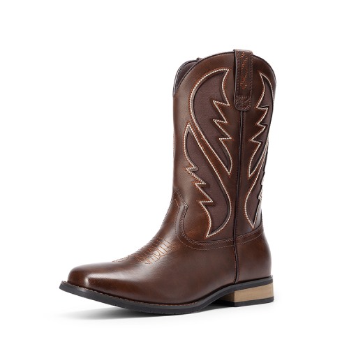 Men’s Embroidered Western Cowboy Boots