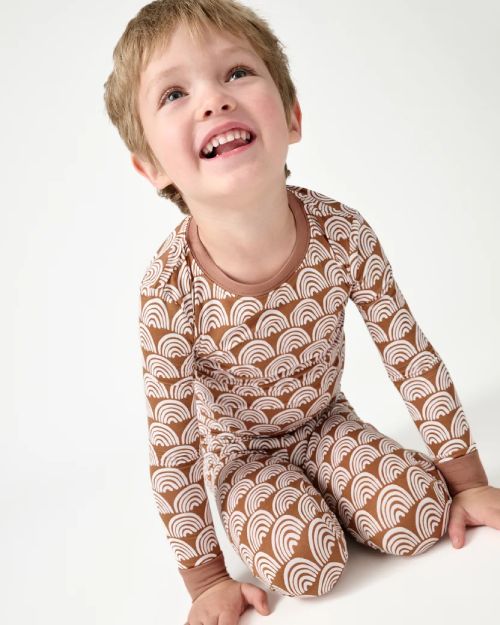 Rust Rainbows Two-Piece Pajama Set

